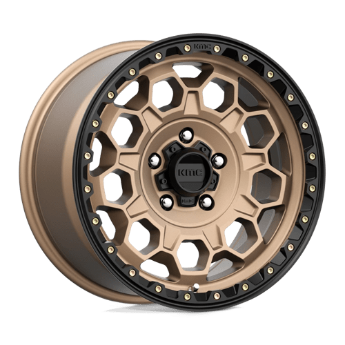 KMC KM545 TREK 17X9 MATTE BRONZE W/ BLACK LIP