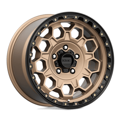 KMC KM545 TREK 17X9 MATTE BRONZE W/ BLACK LIP