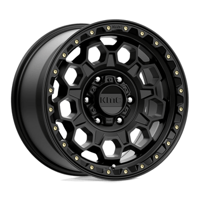 KMC KM545 TREK 17X9 SATIN BLACK