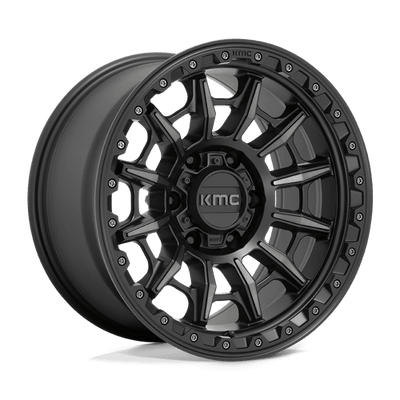 KMC KM547 CARNAGE 17X9 SATIN BLACK W/ GRAY TINT