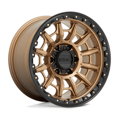 KMC KM547 CARNAGE 17X9 MATTE BRONZE W/ BLACK LIP
