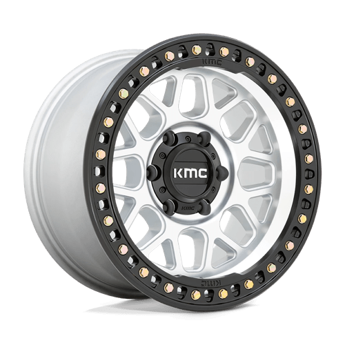 KMC KM549 GRS 20X9 MACHINED W/ SATIN BLACK LIP