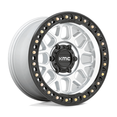 KMC KM549 GRS 17X8.5 MACHINED W/ SATIN BLACK LIP