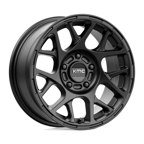 KMC KM708 BULLY 17X8 SATIN BLACK
