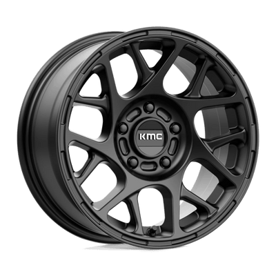 KMC KM708 BULLY 17X8 SATIN BLACK
