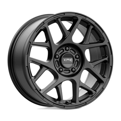 KMC KM708 BULLY 17X8 SATIN BLACK