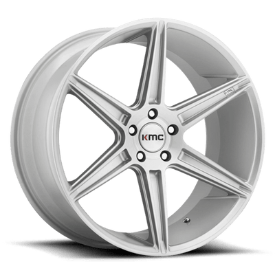 KMC KM711 PRISM 22X10.5 BRUSHED SILVER