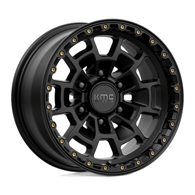 KMC KM718 SUMMIT 16X8 SATIN BLACK