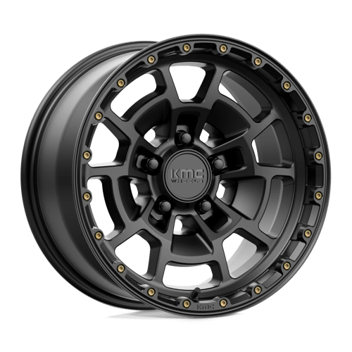 KMC KM718 SUMMIT 17X8.5 SATIN BLACK