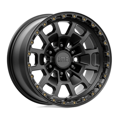 KMC KM718 SUMMIT 17X8.5 SATIN BLACK