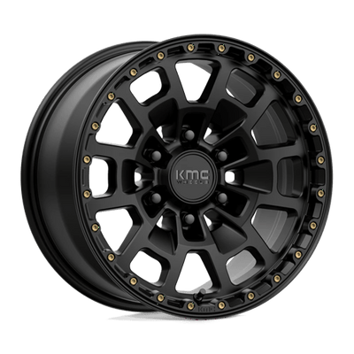 KMC KM718 SUMMIT 17X8.5 SATIN BLACK