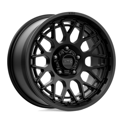 KMC KM722 TECHNIC 17X8.5 SATIN BLACK