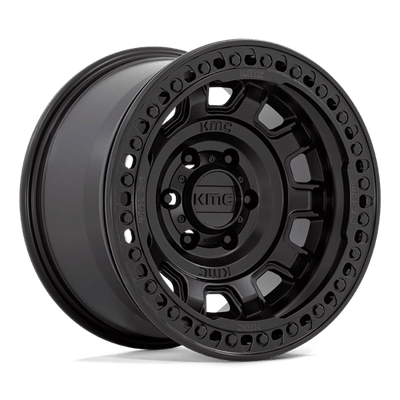 KMC KM236 TANK BEADLOCK 17X9 SATIN BLACK