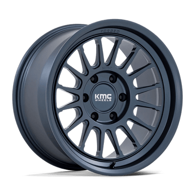 KMC KM447 IMPACT FORGED MONOBLOCK 18X9 METALLIC BLUE