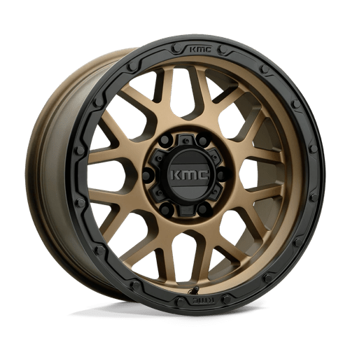 KMC KM535 GRENADE OFF-ROAD 17X9 MATTE BRONZE W/ MATTE BLACK LIP