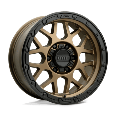 KMC KM535 GRENADE OFF-ROAD 17X9 MATTE BRONZE W/ MATTE BLACK LIP