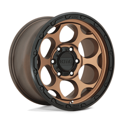 KMC KM541 DIRTY HARRY 18X8.5 MATTE BRONZE W/ BLACK LIP