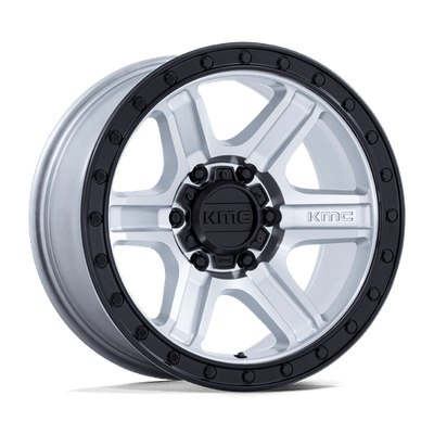KMC KM551 OUTRUN 17X8.5 MACHINED W/ GLOSS BLACK LIP