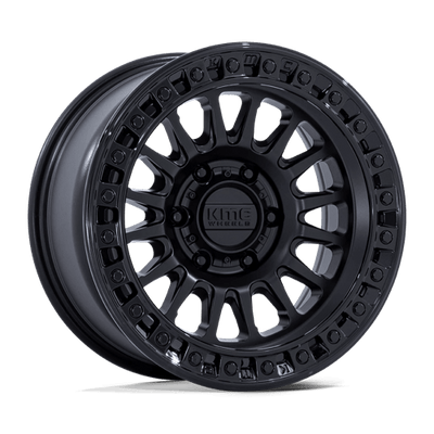 KMC KM552 IMS 20X9 MATTE BLACK W/ GLOSS BLACK LIP
