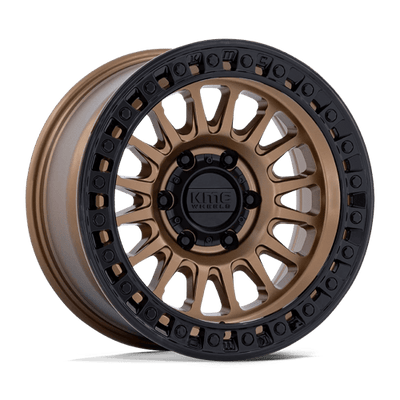 KMC KM552 IMS 18X9 MATTE BRONZE W GLOSS BLACK LIP