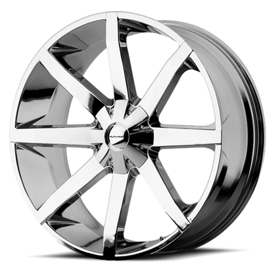 KMC KM651 SLIDE 20X8.5 CHROME