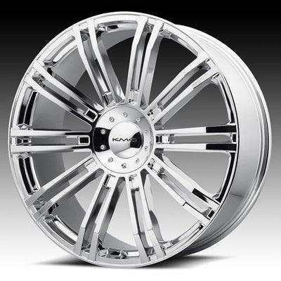 KMC KM677 D2 22X9.5 CHROME