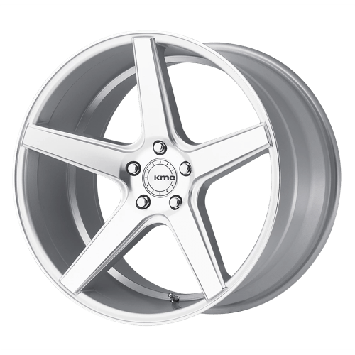 KMC KM685 DISTRICT 22X10.5 SILVER MACHINED