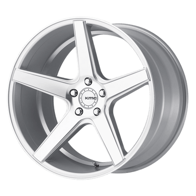 KMC KM685 DISTRICT 22X10.5 SILVER MACHINED