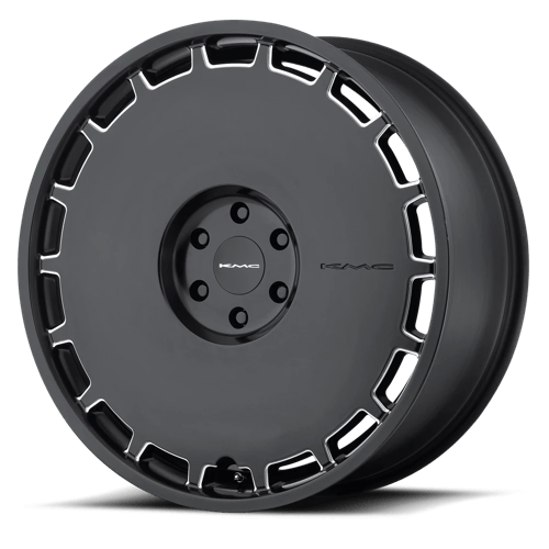 KMC KM689 SKILLET 22X9 SATIN BLACK MILLED