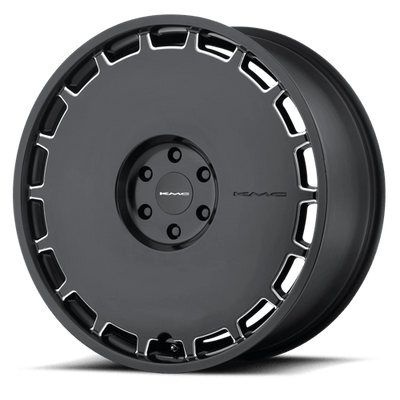 KMC KM689 SKILLET 22X9 SATIN BLACK MILLED