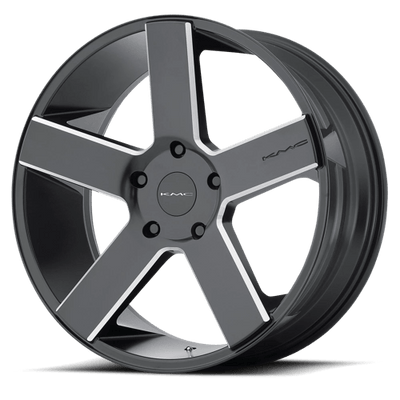 KMC KM690 MC 5 26X9.5 SATIN BLACK W/ MILLING