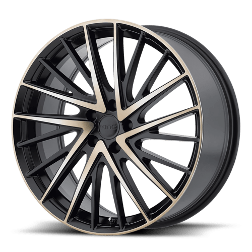 KMC KM697 NEWTON 20X8.5 SATIN BLACK W MACHINED DARK TINT FACE