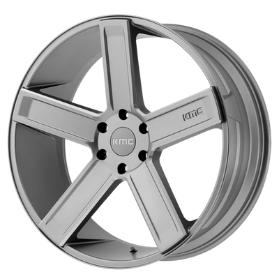 KMC KM702 DUECE 20X8.5 SATIN GRAY MILLED