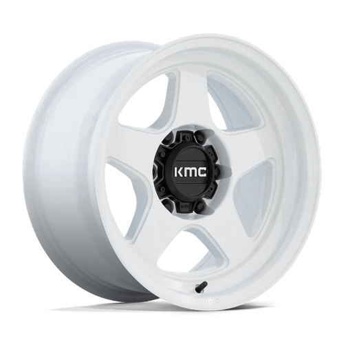KMC KM728 LOBO 17X8.5 GLOSS WHITE