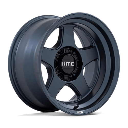 KMC KM728 LOBO 17X8.5 METALLIC BLUE