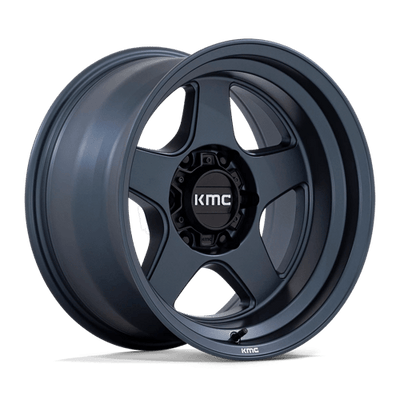 KMC KM728 LOBO 17X8.5 METALLIC BLUE