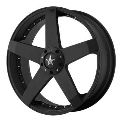 KMC KM775 ROCKSTAR CAR 22X8.5 MATTE BLACK