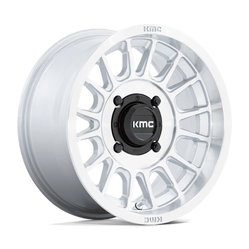 KMC Powersports KS138 IMPACT UTV 15X7 SILVER W/ MACHINED FACE