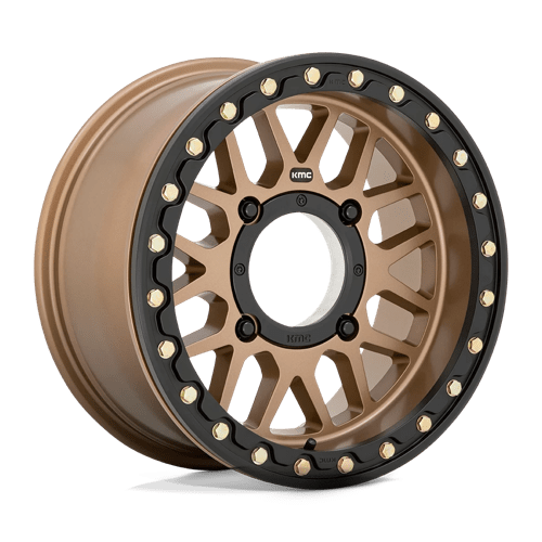 KMC Powersports KS235 GRENADE BEADLOCK 15X6 SATIN BRONZE