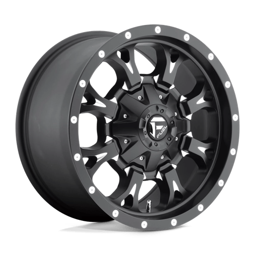 Fuel 1PC D517 KRANK 17X9 MATTE BLACK MILLED