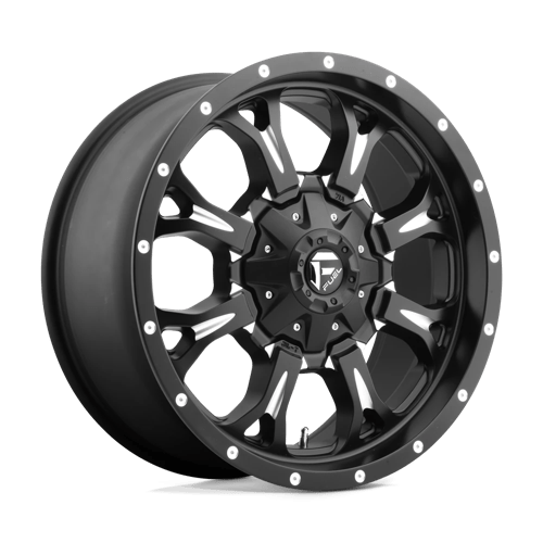 Fuel 1PC D517 KRANK 20X9 MATTE BLACK MILLED