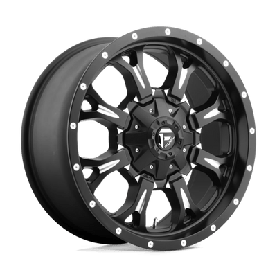 Fuel 1PC D517 KRANK 20X9 MATTE BLACK MILLED