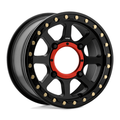 KMC Powersports KS234 ADDICT 2 BEADLOCK 15X6 SATIN BLACK