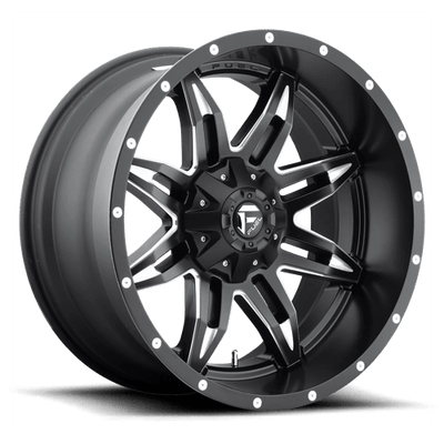 Fuel 1PC D567 LETHAL 15X10 MATTE BLACK MILLED