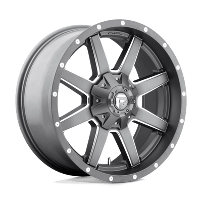 Fuel 1PC D542 MAVERICK 20X9 MATTE GUN METAL MILLED