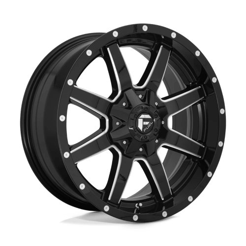 Fuel 1PC D610 MAVERICK 18X9 GLOSS BLACK MILLED