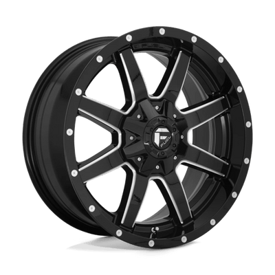 Fuel 1PC D610 MAVERICK 18X9 GLOSS BLACK MILLED