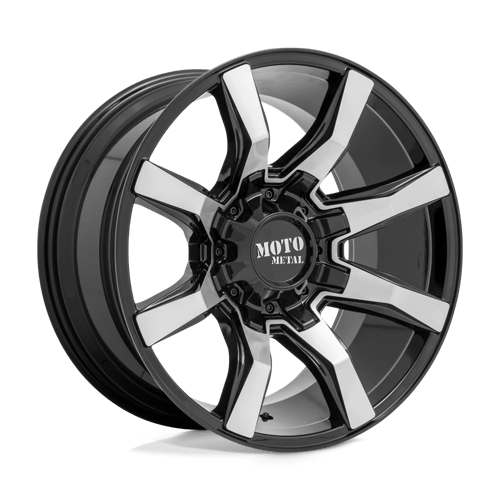 Moto Metal MO804 SPIDER 22X12 GLOSS BLACK MACHINED