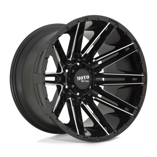 Moto Metal MO998 KRAKEN 22X10 GLOSS BLACK MILLED