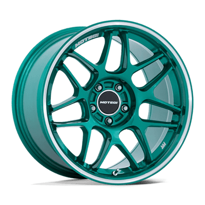 Motegi MR158 TSUBAKI 18X10.5 HOKKAIDO GREEN W/ MACHINED LIP